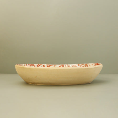 Medium Nested Oval Bowl / Poppy / Laurel