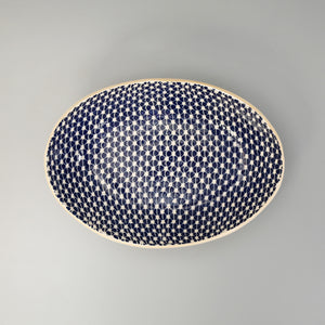 Medium Nested Oval Bowl / Cobalt / Tempo