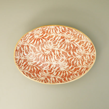 Medium Nested Oval Bowl / Poppy / Laurel