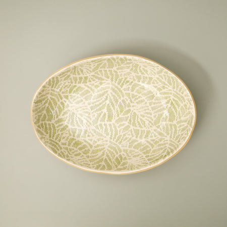 Medium Nested Oval Bowl / Citrus / Tropica