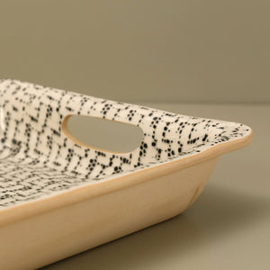 Terrafirma Buffet Tray / Maze / Black