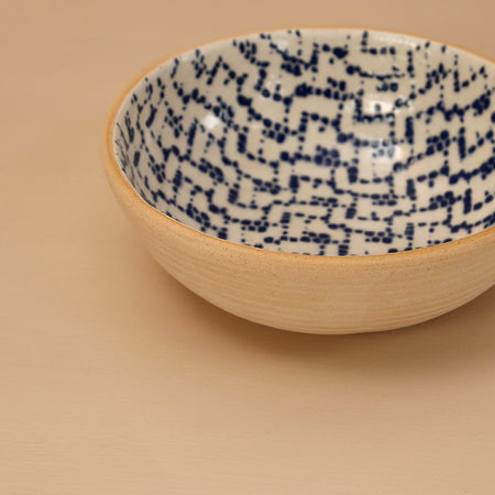 Terrafirma Soup Bowl / Maze / Cobalt