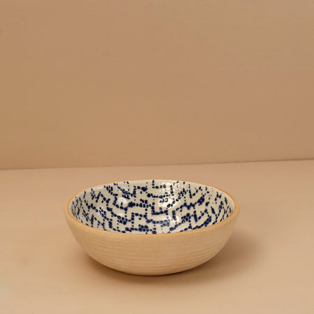 Terrafirma Soup Bowl / Maze / Cobalt