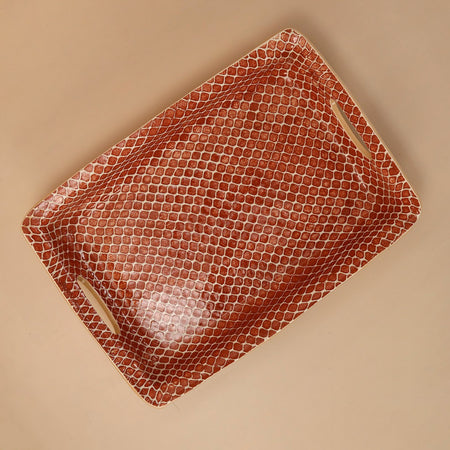 Terrafirma Buffet Tray / Taj / Poppy