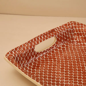 Terrafirma Buffet Tray / Taj / Poppy