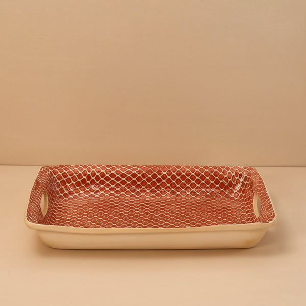 Terrafirma Buffet Tray / Taj / Poppy