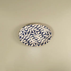 Terrafirma Petit Oval / Fern / Cobalt