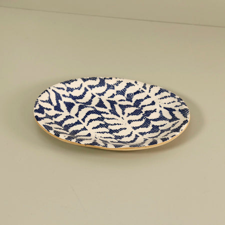 Terrafirma Petit Oval / Fern / Cobalt