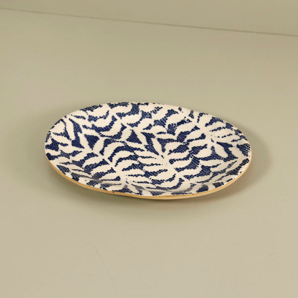 Terrafirma Petit Oval / Fern / Cobalt