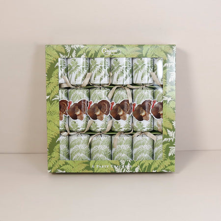 Turkey Among Ferns Celebration Crackers