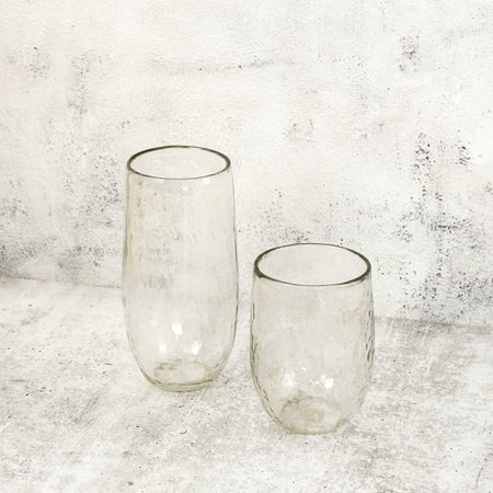 Organic Taper Glass Tumbler / Short