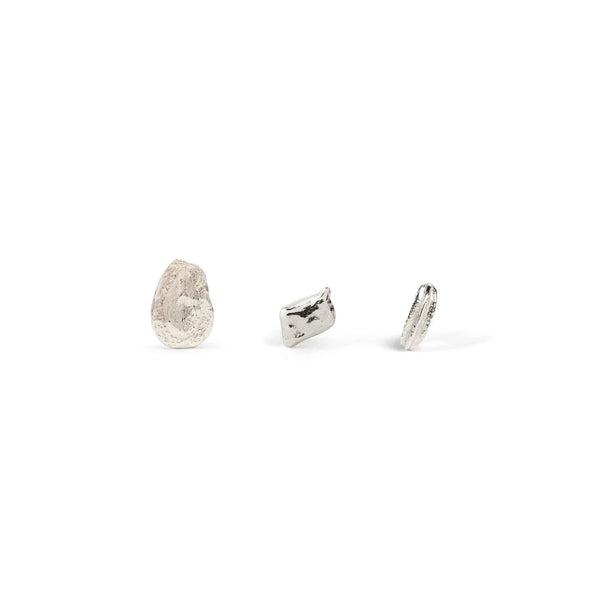 Cast Mis-Match Meadow Studs / Sterling