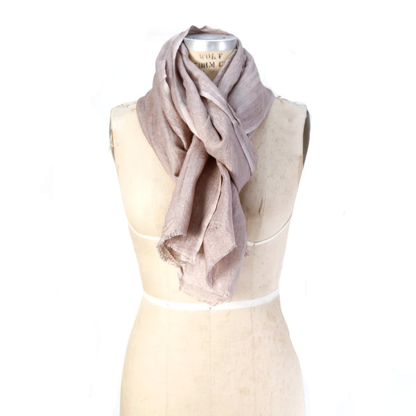 Linen Scarf / Thistle