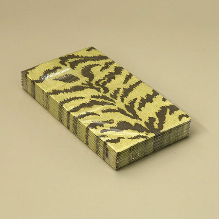 Caspari Paper Guest Napkins / Tigre Green