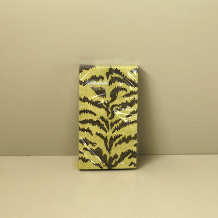 Caspari Paper Guest Napkins / Tigre Green
