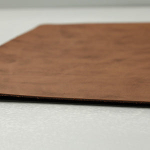 Faux Leather Placemats / Rectangle / Blonde Tobacco