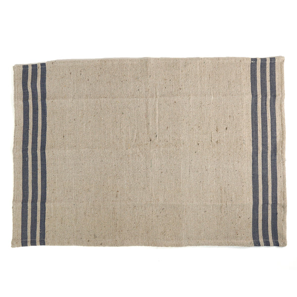 Triple Stripe Tea Towel / Blue