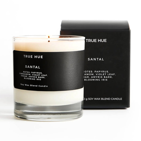 True Hue Soy Candle Jars / Santal