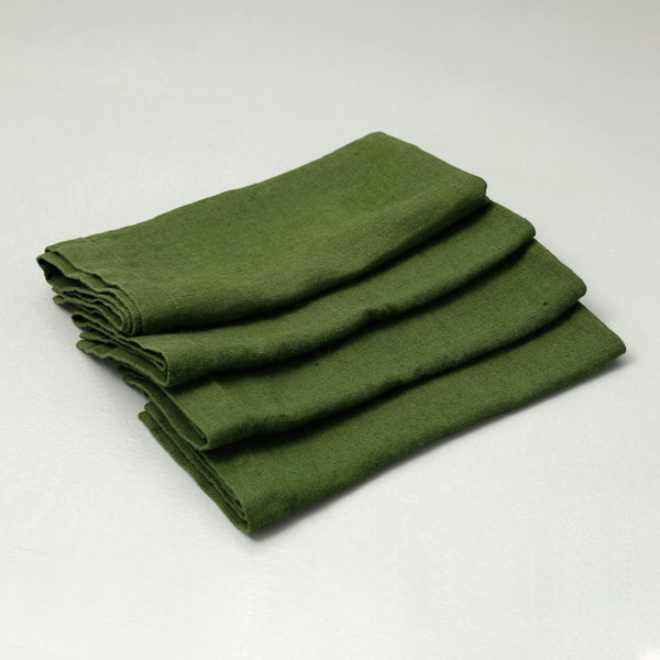 True Green Linen Napkins / 4pc