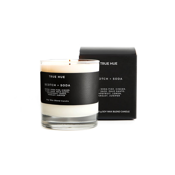 True Hue Soy Candle Jars / Scotch & Soda