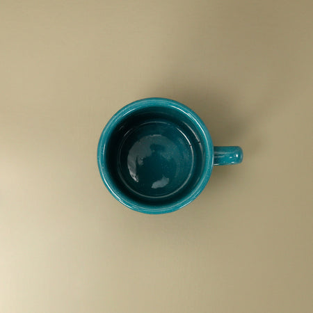 Stinson Enamelware Mug 12oz / Turquoise Speckle
