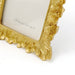 Decorative Leaf Picture Frame / Gold / 5" x 7"