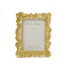 Decorative Leaf Picture Frame / Gold / 5" x 7"