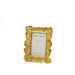 Decorative Leaf Picture Frame / Gold / 4" x 6"