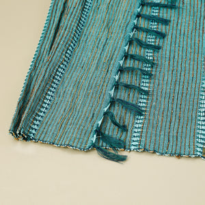 Vetiver Placemat / Indigo Stripes