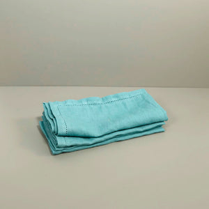 Vikolino Linen Napkin Sets (4pc) / Lagoon