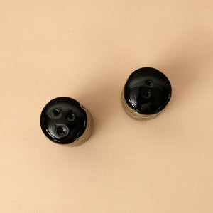 Vintage Flower Ceramic Salt & Pepper Shakers