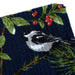 Printed Waffle Tea Towel / Chickadee