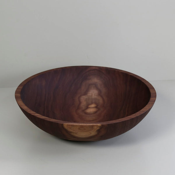American Walnut Wooden Salad Bowl 15"