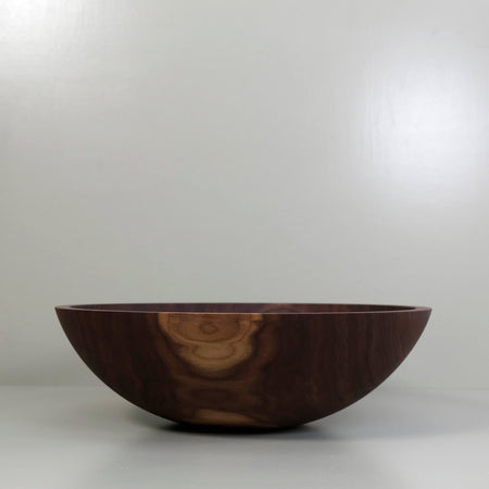 American Walnut Wooden Salad Bowl 15"