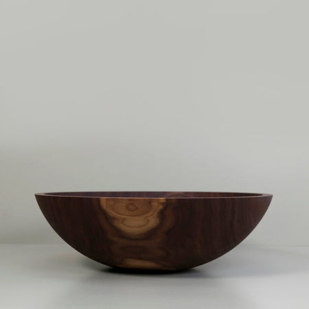 American Walnut Wooden Salad Bowl 15"