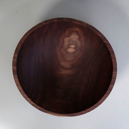 American Walnut Wooden Salad Bowl 15"