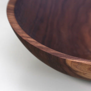 American Walnut Wooden Salad Bowl 15"