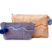 Block Print Makeup Bag / Waves Royal