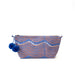 Block Print Makeup Bag / Waves Royal