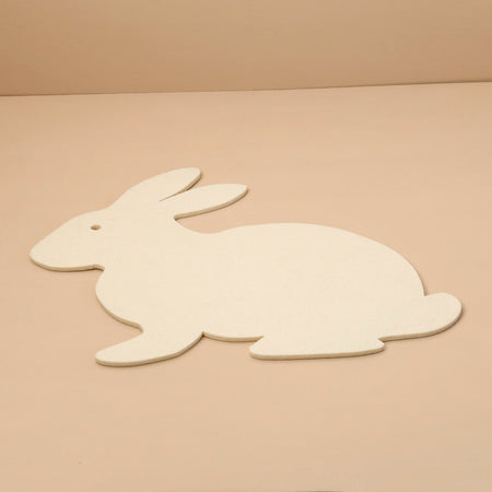 Graf Lantz Felt Trivet / White Bunny