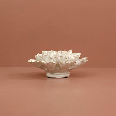 White Ceramic Flowers / Large Flower