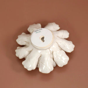 White Ceramic Flowers / Large Flower