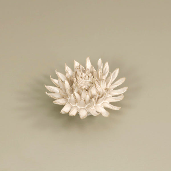 White Ceramic Flowers / Medium Flower