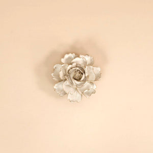 White Ceramic Flowers / Rose