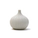 Porcelain Mini Bud Vase / White Dash