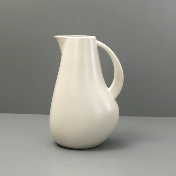 Kuduo Stoneware Pitcher or Vase / Matte White