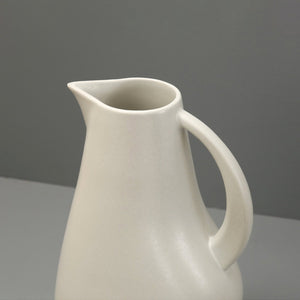 Kuduo Stoneware Pitcher or Vase / Matte White