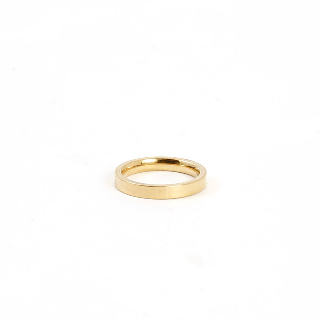 Gold Wide Band Ring