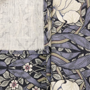 William Morris Linen Tablecloth / Blue Pimpernel