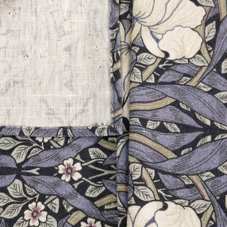 William Morris Linen Tablecloth / Blue Pimpernel Square & Rectangle